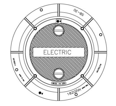 1810 5-5/8" Tall Manhole Assembly Electric